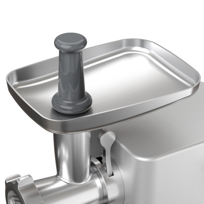 М'ясорубка Tefal HV10 8in1, 2200Вт, 5.5кг/хв, 3 решітки, насадка для ковбас, кеббе, 3 терки, метал NE858D38