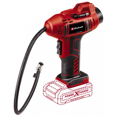 Компрессор воздушный ручной Einhell CE-CC 18 Li - Solo, аккумуляторный 18В PXC, до 12л/мин, 11бар, 0.76кг (без АКБ и ЗУ)