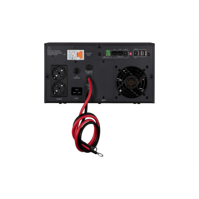 Инвертор 2E HI1000, 1000W, 12V - 230V, LCD, AVR, 2xSchuko + DC output 2E-HI1000