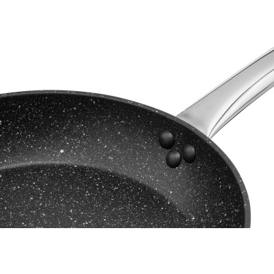 Сковорода Ardesto Gemini Abetone 28 см, чорний, алюміній AR1928GBH Сковорода Ardesto Gemini Abetone 28 см, чорний, алюміній AR1928GBH