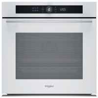 Духова шафа Whirlpool електрична, 73л, A+, дисплей, конвекція, піроліз, телескопічні напрямні, білий