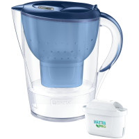 Фільтр-глечик Brita Marella XL Memo MXPro 3.5л (2л очищеної води) з фільтр-картриджем синій 2шт