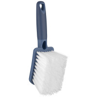 Щітка для миття ARDESTO Solid 22х6.8см з ручкою, пластик, блакитний