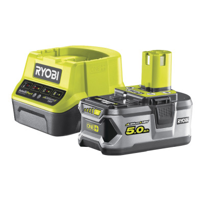 Аккумулятор и зарядное устройство для Ryobi ONE + RC18120-150, 5 Аujl, 18В 5133003366