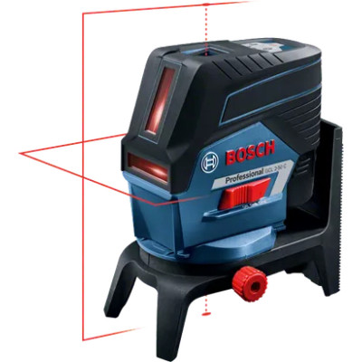 Нівелір лазерний Bosch Professional GCL2-50C+RM2 до 20м, ±0.3мм/м, 4AAx1.5В, IP54, чохол, 0.6кг