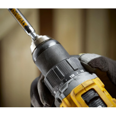 Дриль-шурупокрут DeWalt XR Li-Ion 18В 74Нм 0-450-1650об/хв патрон 13мм 1.12кг кейс кейс без АКБ та ЗП