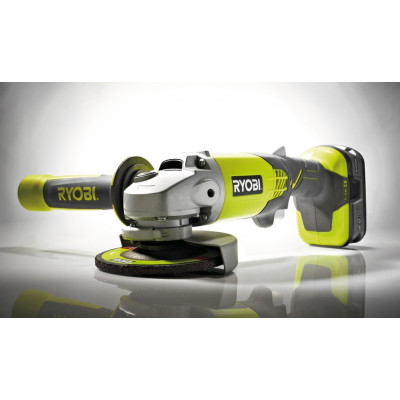 Шлифмашина угловая аккумуляторная Ryobi Ryobi R18AG-0 115мм ONE+ 18В 7500об/мин 2.64кг без АКБ и ЗУ (5133001903)