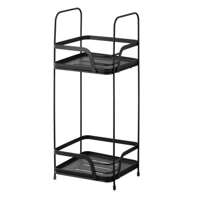 Полиця ARDESTO Vigor 2-ярусна 16х15.5х40см, метал, поліпропілен, чорний