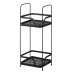 Полиця ARDESTO Vigor 2-ярусна 16х15.5х40см, метал, поліпропілен, чорний