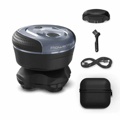 Бритва електр. для голови Rowenta роторна Gentle Bald, бритв.головок-5, Li-Ion, сух.+волог., чорно-синій Бритва електр. для голови Rowenta роторна Gentle Bald, бритв.головок-5, Li-Ion, сух.+волог., чорно-синій