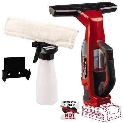 Einhell Очищувач вікон акумуляторний BRILLIANTO, 18В, 280мм, 0.1л, з розпилювачем, 0.74кг, без АКБ і ЗП