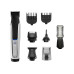 Набір для стрижки Remington G5 Graphite series, для бороди, вусів, голови і тіла, акум., роторний мотор, насадок-9, кейс, сріблястий