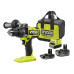 Шурупокрут-дриль ударний акумуляторний Ryobi ONE+ HP RPD18X-242S 18В 1х2А·год 1х4А·год ЗП 95Нм 500·2100об·хв 1.3кг сумка