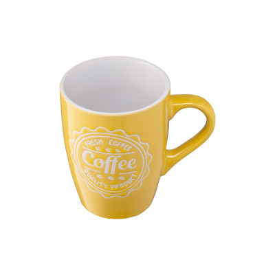 ARDESTO Чашка Coffee, 330 мл, жовта, кераміка ARDESTO Чашка Coffee, 330 мл, жовта, кераміка