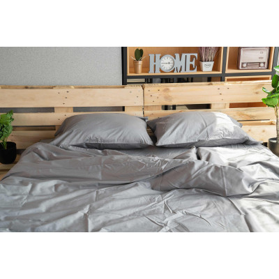 Наволочка ARDESTO Mix&Match, 50х70см, 100% бавовна, сатин, сірий