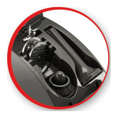 М'ясорубка Tefal HV8 Successor, 2200Вт, 4.5кг/хв, 3 решітки, насадка для ковбас, кеббе, 4 терки, пластик/метал, чорний