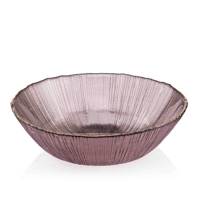 ARDESTO Салатник Mallow, 16.8см, скло, рожевий ARDESTO Салатник Mallow, 16.8см, скло, рожевий