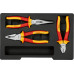 Набір шарнірно-губцевого інструменту Bosch Professional комбіновані плоскогубці, діагональний бокоріз, плоскогубці з довгим носом, VDE набір 3шт