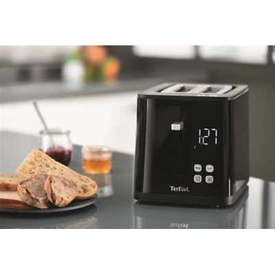 Тостер Tefal Digital 850Вт, LED дисплей, пластик, чорний