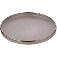 Тарілка десертна ARDESTO Fasano, 19.6см, кераміка, сіро-коричневий