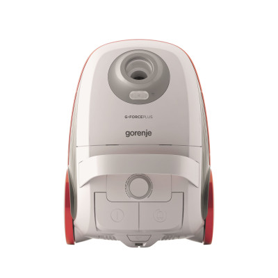 Пылесос Gorenje мешковый, 700Вт, 3л, HEPA, щетка Xpand Zone, телескоп, красный (VCEA21GPLW)