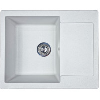 Мийка кухонна Adamant Minimal, штучний камінь, прямокут., з крилом, 615х495х200мм, чаша - 1, врізна, Old stone