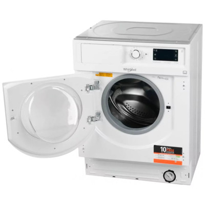 Прально-сушильна машина Whirlpool вбудована фронтальна, 7(5)кг, 1400, A+++, 60см, дисплей, пара, інвертор, білий Прально-сушильна машина Whirlpool вбудована фронтальна, 7(5)кг, 1400, A+++, 60см, дисплей, пара, інвертор, білий