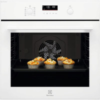 Духова шафа Electrolux електрична, 72л, A+, пара, дисплей, конвекція, телескопічні напрямні, білий Духова шафа Electrolux електрична, 72л, A+, пара, дисплей, конвекція, телескопічні напрямні, білий