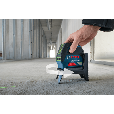 Bosch Нівелір лазерний GCL 2-15G + RM1 + кейс, до 15м, ± 0,3 мм/м, IP 54, зелений промінь