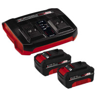 Einhell Набір акумуляторів + зарядний пристрій 18V 2x4.0Ah Twincharger Kit, PXC Einhell Набір акумуляторів + зарядний пристрій 18V 2x4.0Ah Twincharger Kit, PXC