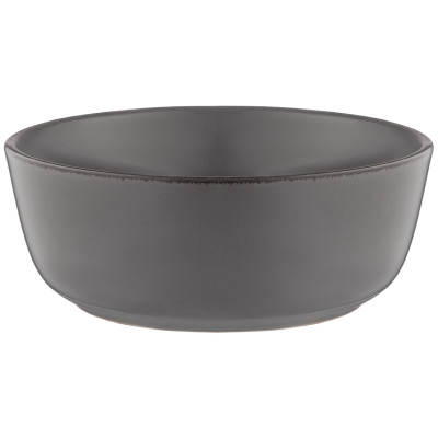 Салатник ARDESTO Lazio, 700мл, 16см, кераміка, сірий темний