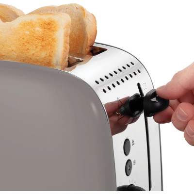 Тостер  Russell Hobbs 1671Вт, нержав., підігрів, моко