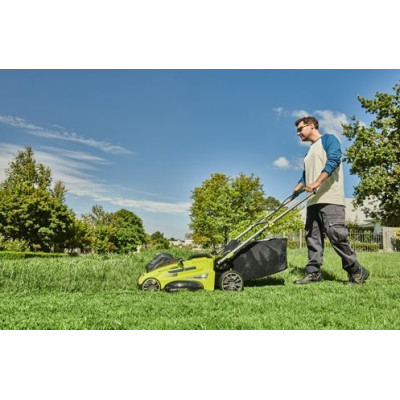 Газонокосилка аккумуляторная Ryobi RLM36X46H50PG MAX POWER 36В акб 1х5А-ч 46см 45л 20-70мм с функцией Power-Assist 17.8кг (5133005484)