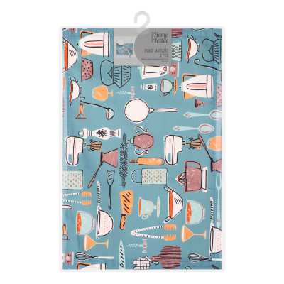 Набір серветок сервірувальних ARDESTO Cookery, 30х45см, 2 шт, 90% поліестер, 10% бавовна