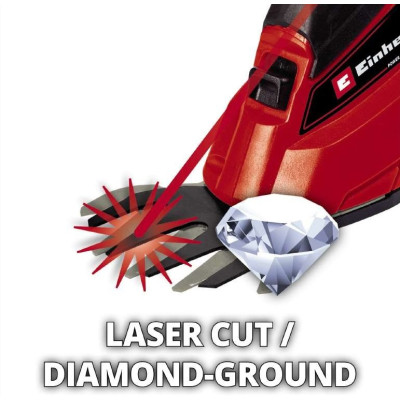 Ножницы для травы аккумуляторные Einhell GE-CG 18/1 Li-Solo 18В PXC лезвия 10см 0.65кг (без АКБ и ЗУ)
