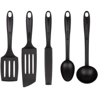 Набір кухонних аксесуарів Tefal Bienvenue, 5шт, пластик, чорний