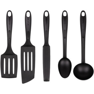 Набор кухонных аксессуаров Tefal Bienvenue, 5шт, пластик, черный (K001A504) Набор кухонных аксессуаров Tefal Bienvenue, 5шт, пластик, черный (K001A504)