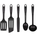 Набор кухонных аксессуаров Tefal Bienvenue, 5шт, пластик, черный (K001A504)