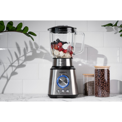 Банка для зберігання ARDESTO Midori, 540мл, скло, бамбук, кругла, прозорий Банка для зберігання ARDESTO Midori, 540мл, скло, бамбук, кругла, прозорий