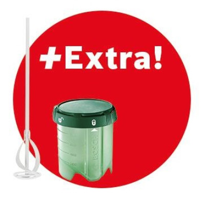 Фарборозпилювач Bosch PFS 5000 E 1200Вт 500 мл/хв 3м2·хв дод. контейнер та мішалка 4.8кг