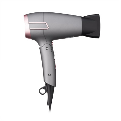 Фен ARDESTO Pink Touch, 2000Вт, 2 швидкості, 2 темп.режими, складана ручка, сірий+рожевий