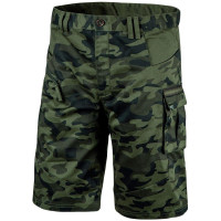 Шорти робочі Neo Tools Camo, еластичний пояс, L(52), камуфляж