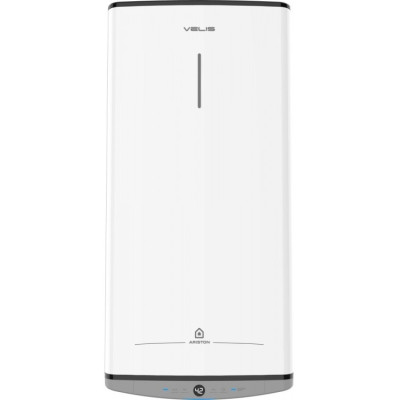 Водонагрівач електричний Ariston VELIS DUNE 80 EU плаский, слім, 80л, 2*1,5 кВт, емал. нагр. ел, ун. монтаж, ел. кер-ня, B, Італія, білий