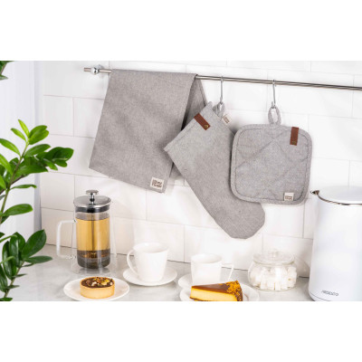 Рукавичка ARDESTO Oliver, 18х30см, 100% бавовна, нап-ч: ватин, сірий