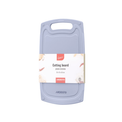 ARDESTO Дошка кухонна Gemini, 25х15х0.8см, пластик, сірий ARDESTO Дошка кухонна Gemini, 25х15х0.8см, пластик, сірий