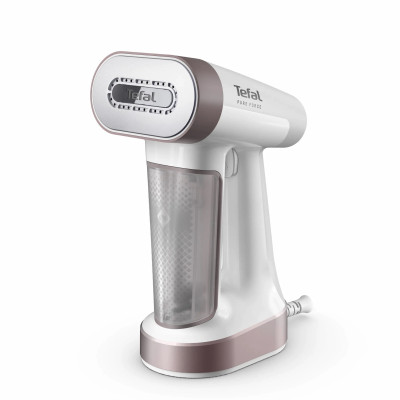 Відпарювач Tefal компактний Pure Force 2в1, 1800Вт, 180мл, постійна пара - 35гр, керам. підошва, білий