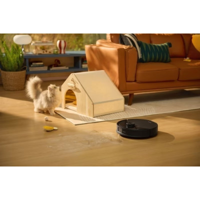 Робот-пилосос RoboRock Q10 VF, h=9.9см, вологе прибирання, конт пил -0.5л, автон. робота до 150хв, Wi-Fi, чорний