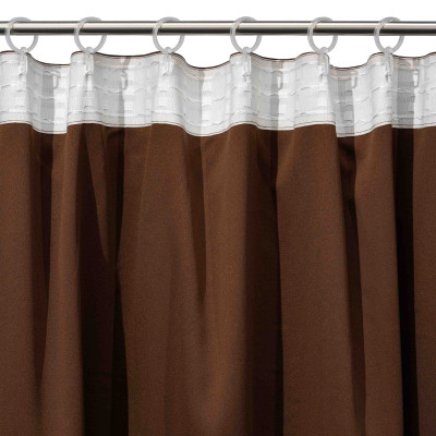 Штора ARDESTO 150х270см, мікровелюр, 100% поліестер, коричневий