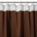 Штора ARDESTO 150х270см, мікровелюр, 100% поліестер, коричневий