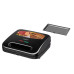 Сендвічмейкер Ardesto 700Вт, 1 пластина-гриль, корпус-пластик, чорний